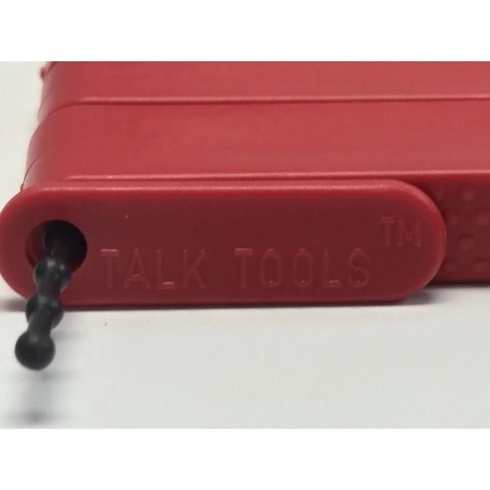 TalkTools Jaw Grading Bite Blocks Red Oral Motor Therapy Speech Feeding Tool Set